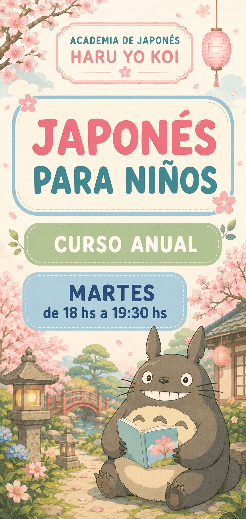 Curso de japonés para niños anual (1er año )