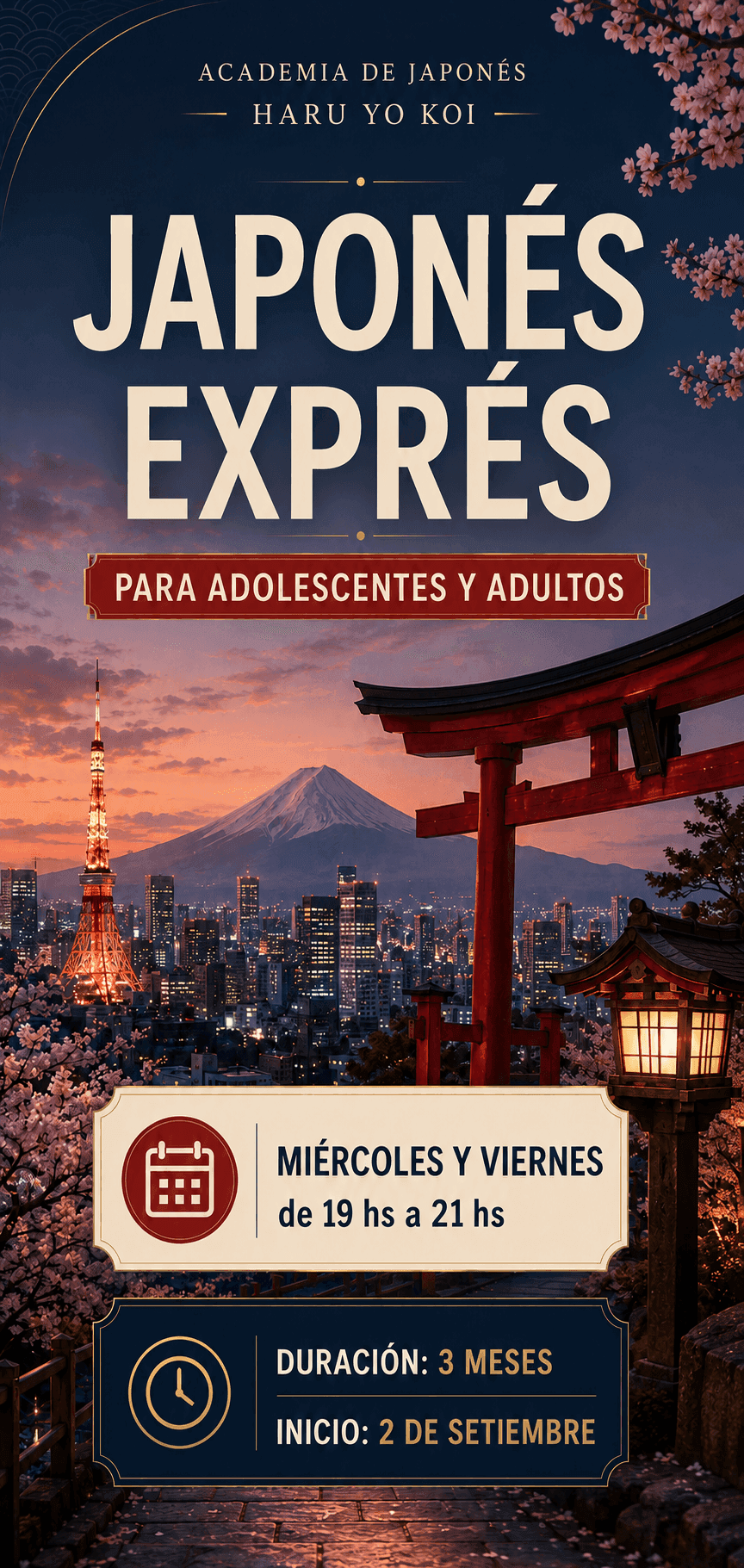 Japonés expres ( 2 meses) introductorio